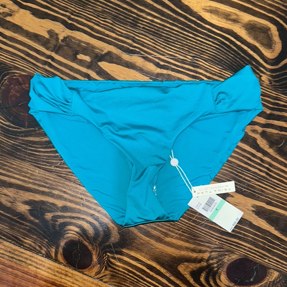 Trina Turk Teal Bikini Bottom